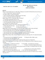 Bộ 5 đề thi thử THPT QG môn Lịch Sử năm 2021 có đáp án Trường THPT Ung Văn Khiêm