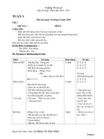 Giao an lop 1 tu tuan tuan 8 da chinh sua