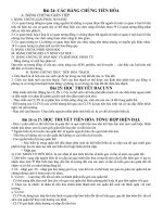 Đề cương ôn tập giữa học kì 2 môn Sinh lớp 12 năm 2020 - 2021 THPT Nguyễn Hiền | Lớp 12, Sinh học - Ôn Luyện