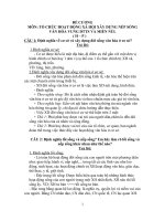 Đề cương TỔ CHỨC HOẠT ĐỘNG xã hội xây DỰNG nếp SỐNG văn hóa vùng dân tộc thiểu số và miền núi