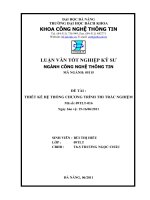 LUẬN VĂN TỐT NGHIỆP KỸ SƯ NGÀNH CÔNG NGHỆ THÔNG TIN ĐỀ TÀI :THIẾT KẾ HỆ THỐNG CHƯƠNG TRÌNH THI TRẮC NGHIỆM