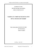 Nghiên cứu thiết kế bãi đỗ xe ô tô dùng cho doanh nghiệp