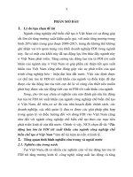 Tác động lan tỏa từ FDI tới xuất khẩu của ngành công nghiệp chế biến chế tạo ở việt nam (tt) 