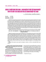 Quản lý chuỗi cung ứng xanh – Kinh nghiệm từ một số doanh nghiệp trên thế giới và bài học đối với các doanh nghiệp Việt Nam