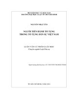 Người tiến hành tố tụng trong tố tụng dân sự việt nam 