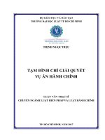 Tạm đình chỉ giải quyết vụ án hành chính 