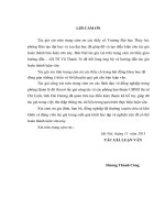 Thực trạng về quy hoạch xây dựng và một số giải pháp nâng cao hiệu quả quản lý nhà nước về quy hoạch xây dựng trên địa bàn thị xã chí linh, tỉnh hải dương  