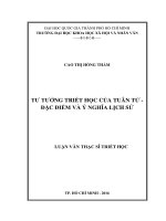 Tư tưởng triết học của tuân tử   đặc điểm và ý nghĩa lịch sử     