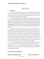 Sáng kiến kinh nghiệm rèn kĩ năng tính nhanh, tính nhẩm về phân số cho học sinh giỏi lớp 5 