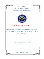 PHÂN TÍCH rủi RO TRONG QUÁ TRÌNH THỰC HIỆN THỦ tục XUẤT KHẨU HÀNG MAY mặc tại CÔNG TY cổ PHẦN dệt MAY HUẾ 
