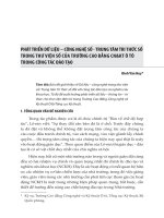 Phát triển dữ liệu – công nghệ số - trung tâm tri thức số trong thư viện số của trường Cao đẳng Công nghệ và Kỹ thuật Ô tô trong công tác đào tạo