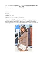 Túi đeo chéo nữ thời trang just star VG536 VG537 VG538  710 000