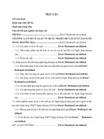 Quản trị rủi ro lãi suất trong hoạt động kinh doanh tại ngân hàng thương mại cổ phần ngoại thương việt nam (tt) 