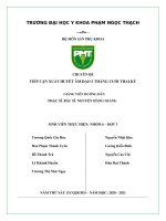 CHUYÊN đề XH 3 THÁNG CUỐI