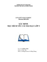 Xac dinh muc dich yeu cau