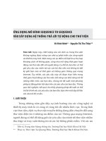 Ứng dụng mô hình sequence to sequence vào xây dựng hệ thống trả lời tự động cho thư viện