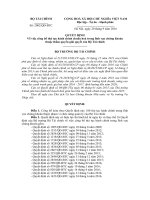 Công bố thủ tục hành chính chuẩn hoá trong lĩnh vực chứng khoán thuộc thẩm quyền giải quyết của Bộ Tài chính