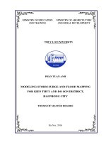 Modeling storm surge and flood mapping for kien thuy and do son district, hai phong city master thesis major coastal engineering and management code 60 58 02 0 