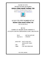 LUẬN VĂN TỐT NGHIỆP KỸ SƯ NGÀNH CÔNG NGHỆ THÔNG TIN ĐỀ TÀI:NGHIÊN CỨU HỆ ĐIỀU HÀNH ANDROID VÀ XÂY DỰNG CHƯƠNG TRÌNH DEMO GAME CARO ONLINE