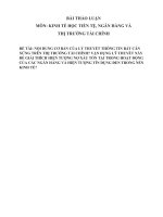 NỘI DUNG CƠ BẢN CỦA LÝ THUYẾT THÔNG TIN BẤT CÂN XỨNG TRÊN THỊ TRƯỜNG TÀI CHÍNH? VẬN DỤNG LỸ THUYẾT NÀY ĐỂ GIẢI THÍCH HIỆN TƯỢNG NỢ XẤU TỒN TẠI TRONG HOẠT ĐỘNG CỦA CÁC NGÂN HÀNG VÀ HIỆN TƯỢNG TÍN DỤNG ĐEN TRONG NỀN KINH TẾ