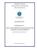 Tổ chức quản lý công ty trách nhiệm hữu hạn hai thành viên trở lên theo luật doanh nghiệp 2014 