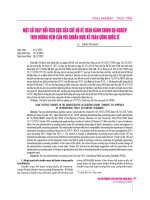 Một số thay đổi tích cực của chế độ kế toán hành chính sự nghiệp theo hướng tiếp cận với chuẩn mực kế toán công quốc tế