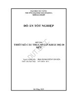 Thiết kế cầu trục 10 tấn khẩu độ 20 mét