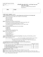 tröôøng thcs nguyeãn thaùi bình tröôøng thcs nguyeãn thaùi bình hoï vaø teân lôùp ñeà 1 ñeà kieåm tra hoïc kì ii – naêm hoïc 2006 2007 moân coâng ngheä 7 thôøi gian 45’ khoâng keå thôøi gian phaùt ñe