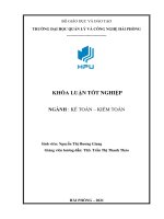 Hoàn thiện công tác kế toán vốn bằng tiền tại công ty TNHH đầu tư thương mại xây dựng vận tải anh quân 