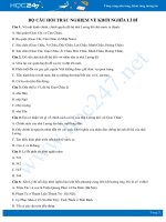 Bộ 30 câu hỏi trắc nghiệm về Khởi nghĩa Lí Bí có đáp án môn Lịch sử 6