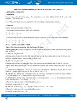 Phương pháp giải bài tập chủ đề Đại lượng tỉ lệ thuận Toán 7