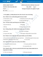 Đề thi học kì 2 môn GDCD lớp 8 năm 2017 - Trường THCS Phan Bội Châu