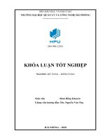 Hoàn thiện công tác kế toán thanh toán với người mua, người bán tại công ty cổ phần tập đoàn xây dựng bạch đằng   