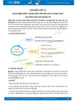 Dàn ý Quan niệm sống trong Hồn Trương Ba, da hàng thịt của nhà văn Lưu Quang Vũ