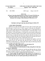 BÁO cáo kết QUẢ 5 năm THỰC HIỆN  QUY CHẾ dân CHỦ ở cơ sở