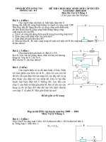 De thi Hoc sinh gioi huyen