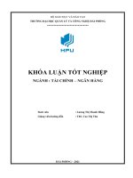 Giải pháp nâng cao hiệu quả sử dụng vốn kinh doanh tại công ty cổ phần dịch vụ thương mại hạ long 