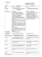 Giao an lop ghep 34 tuan 34