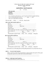 Hợp đồng thuê khoán