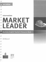 Market leader 3e intermediate teachers b