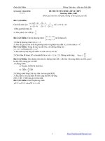 De thi tuyen sinh lop 10 mon Toan tinh Thai Binh nam 0607