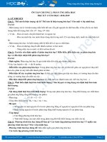 Ôn tập Chương 2 Phản ứng Hóa học năm 2018 - 2019