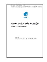 Hoàn thiện công tác kế toán vốn bằng tiền tại công ty cổ phần vũ quang 