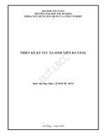 Thiết kế ký túc xá sinh viên đà nẵng