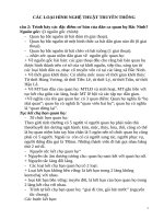 Các loại hình nghệ thuật truyền thống