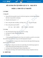 Đề cương ôn thi Học kì 2 môn Vật Lý lớp 8 năm 2017