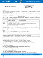 Bộ 5 đề thi giữa HK2 môn Lịch Sử 11 năm 2021 có đáp án Trường THPT Cầu Giấy