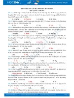 Đề cương ôn tập HK2 môn Hóa 10 năm 2019 - Bài tập về Axit HCl