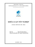 A study on common grammatical and lexical errors in writing skill made by the first year english major students at haiphong university of management and technology and some suggested solutions 