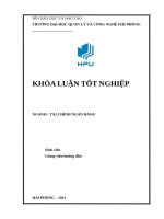 Một số giải pháp nhằm phát triển và quản lý đại lý bảo hiểm phi nhân thọ tại công ty bảo hiểm BIDV hải phòng 